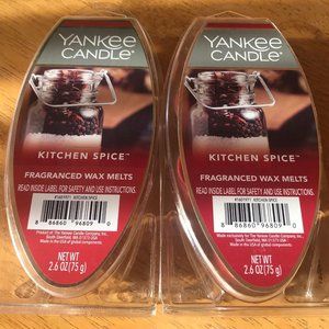 2 Yankee Candle Wax Melts - Kitchen Spice